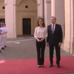 Nato, premier finlandese Sanna Marin a Palazzo Chigi: “Spero in processo di adesione rapido”