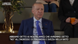 Nato, Erdogan: “Insistiamo sul ‘No’ all’ingresso di Finlandia e Svezia”