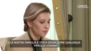 Ucraina, Olena Zelenska intervistata col marito: “Nemmeno la guerra può portarmelo via”