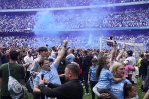 Manchester City and Aston Villa - Premiere League 2021-2022