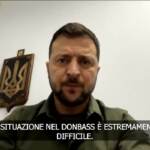 Ucraina, Zelensky: “La situazione nel Donbass è estremamente difficile”