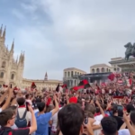 Milan campione d’Italia, il boato di Piazza Duomo al triplice fischio