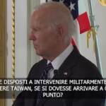 Cina-Usa, Biden: “Pronti a difendere Taiwan militarmente”