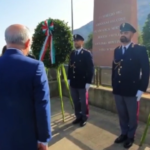 Trentennale strage, la deposizione della corona alla stele di Capaci