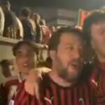 Scudetto Milan, Salvini in versione ultrà canta con i tifosi: “Interista vaff…”