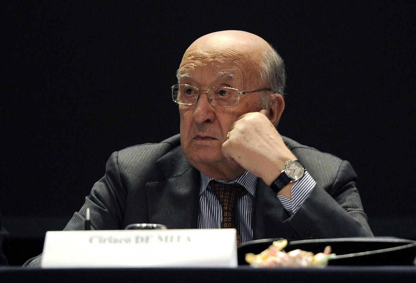 E’ morto Ciriaco De Mita, storico leader DC e protagonista della Prima Repubblica