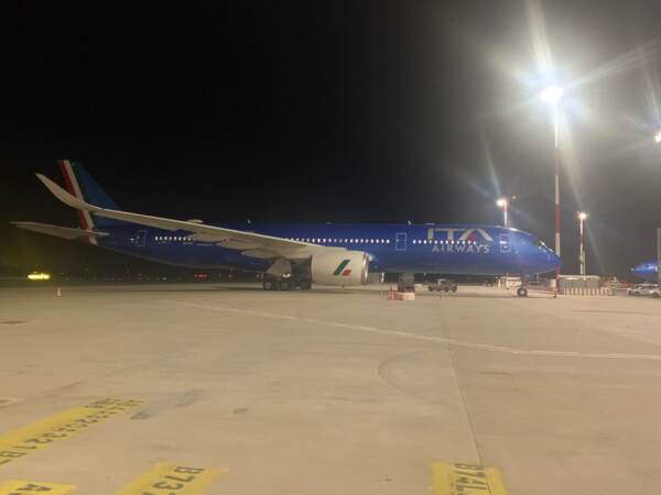 Ita: arrivato a Fiumicino Airbus dedicato a Baggio, operativo da 2 giugno