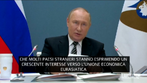 Ucraina, Putin: “Cresce l’appeal dell’Unione economica eurasiatica”