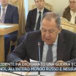 Lavrov: “L’Occidente ha dichiarato guerra totale al mondo russo”