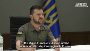 Zelensky all’Ue: “Approvate le sanzioni contro la Russia”