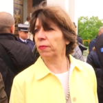 Ucraina, la ministra degli Esteri francese Colonna a Bucha