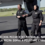 Sheikha Mozah Bint Marwan Al Maktoum è la prima donna a pilotare il convertiplano AW609