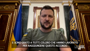 Ucraina, Zelensky su embargo petrolio russo: “Grato a Ue per sanzioni”