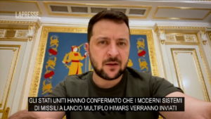 Ucraina, Zelensky: “Grazie agli Stati Uniti per le armi, ci possono salvare la vita”