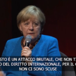 Ucraina, Merkel: “Attacco brutale, non ci sono scuse”