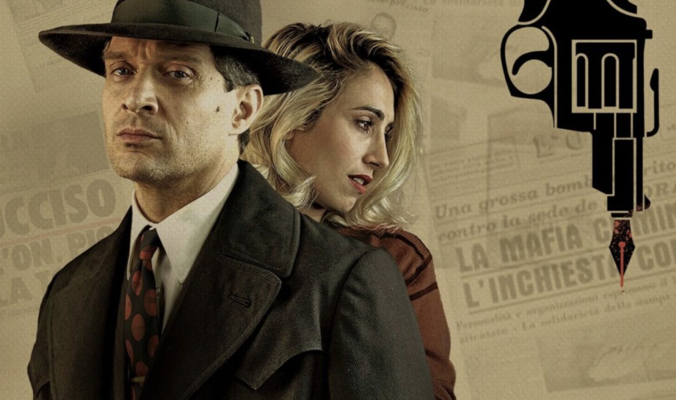 Claudio Santamaria giornalista antimafia in ‘L’Ora, inchiostro contro piombo’