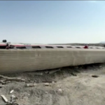 Iran: treno deragliato, i soccorritori al lavoro