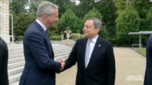 Ocse: breve colloquio Draghi-Le Maire