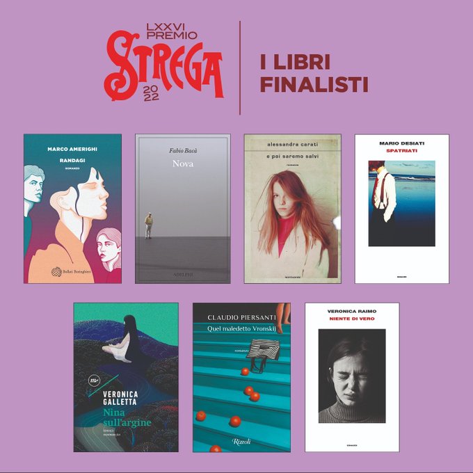 Premio Strega, per la prima volta nella storia i finalisti sono sette