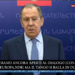 Ucraina, Lavrov: “Aperti a dialogo ma tango si balla in due”