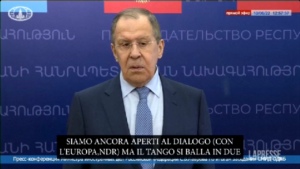 Ucraina, Lavrov: “Aperti a dialogo ma tango si balla in due”