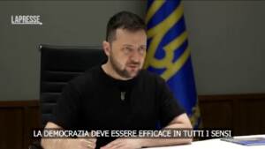 Ucraina, Zelensky ai leader Ue: “Basta parole ora servono fatti”