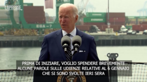 Usa, Biden: “Insurrezione del 6 gennaio uno dei capitoli più bui della nostra storia”