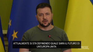 Ucraina, Zelensky: “Momento decisivo anche per l’Ue e per il continente europeo”