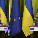 Ucraina, von der Leyen a Kiev da Zelensky: “Ucraina su strada giusta per Ue”