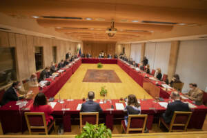 Sergio Mattarella presiede il Consiglio Superiore della Magistratura in occasione dell'Assemblea plenaria