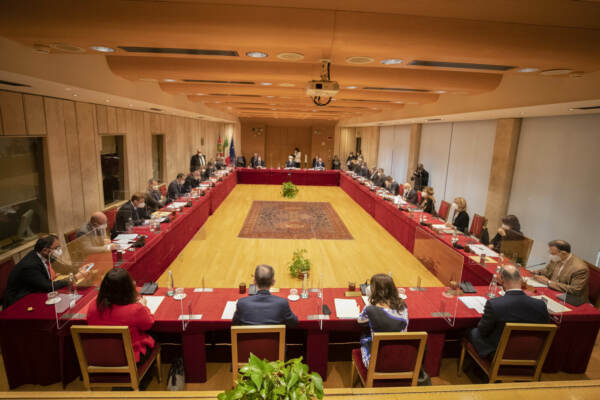 Sergio Mattarella presiede il Consiglio Superiore della Magistratura in occasione dell'Assemblea plenaria