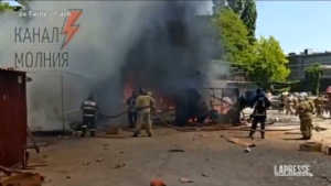 Ucraina, bombardato mercato nel Donetsk: tre morti