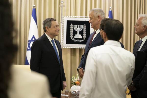 Il Presidente del Consiglio Mario Draghi in Israele