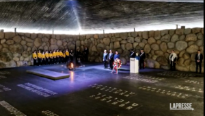 Israele, Draghi in visita allo Yad Vashem