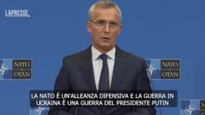 Ucraina, Stoltenberg: “Le parole del Papa? È Putin il responsabile della guerra”