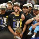Basket: Warriors campioni NBA, Curry MVP delle Finals per la prima volta