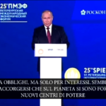Putin: “Usa non si sono accorti che nel mondo sono nati nuovi centri di potere”