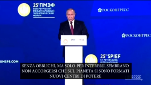 Putin: “Usa non si sono accorti che nel mondo sono nati nuovi centri di potere”