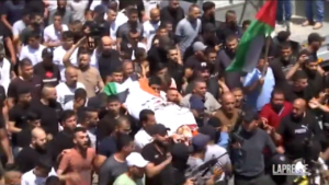 West Bank funeral for Palestinian who died in firefight with Israeli Army