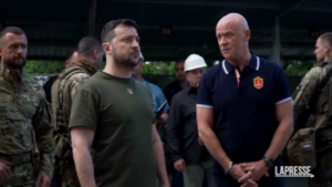Ucraina, Zelensky in visita a Odessa