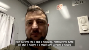 Ucraina, Zelensky: “Non daremo via il sud a nessuno”