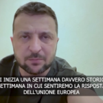 Ucraina, Zelensky: “Inizia una settimana storica verso adesione all’Ue”