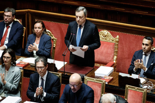 Senato - Comunicazioni di Mario Draghi sul prossimo Consiglio europeo