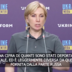 Ucraina, Vereshchuk: “1,2 milioni di cittadini portati a forza in Russia”
