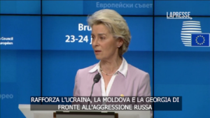 Ucrania, von der Leyen: “Decisione di oggi rafforza Ue di fronte a Mosca”