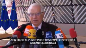 Balcani, Borrell: “L’unanimità è un grande problema”