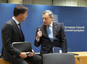 Il Presidente del Consiglio, Mario Draghi a Bruxelles
