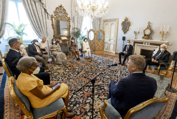 Il Presidente Mattarella ha ricevuto al Quirinale una delegazione della ONG ActionAid