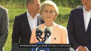 G7, von der Leyen: “Democrazie a testa alta, dimostrare a partner che hanno scelta”