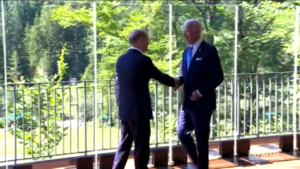 G7 in Germania, il cancelliere tedesco Scholz incontra il presidente Usa Biden